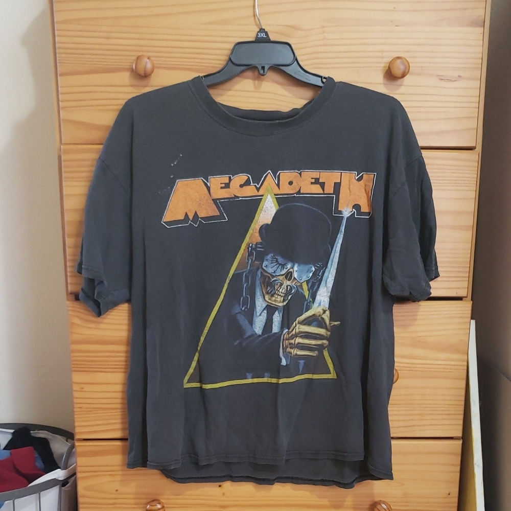 Gildan Megadeth Graphic Tee - Dark Gray